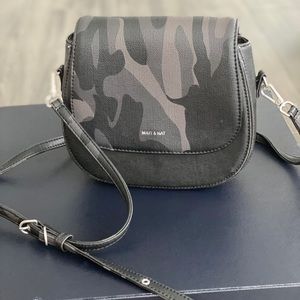 Mat & Mat vegan leather camo bag